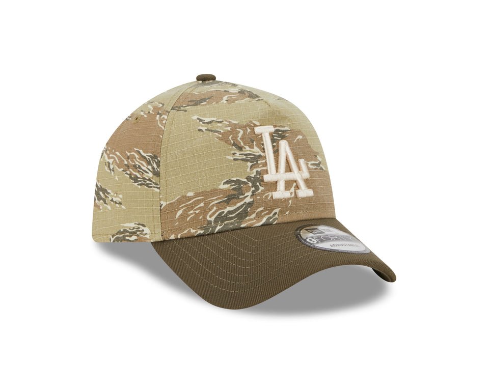 New Era 9FORTY Los Angeles Dodgers A-Frame Snapback (Two-Tone Tiger Camo) - Women