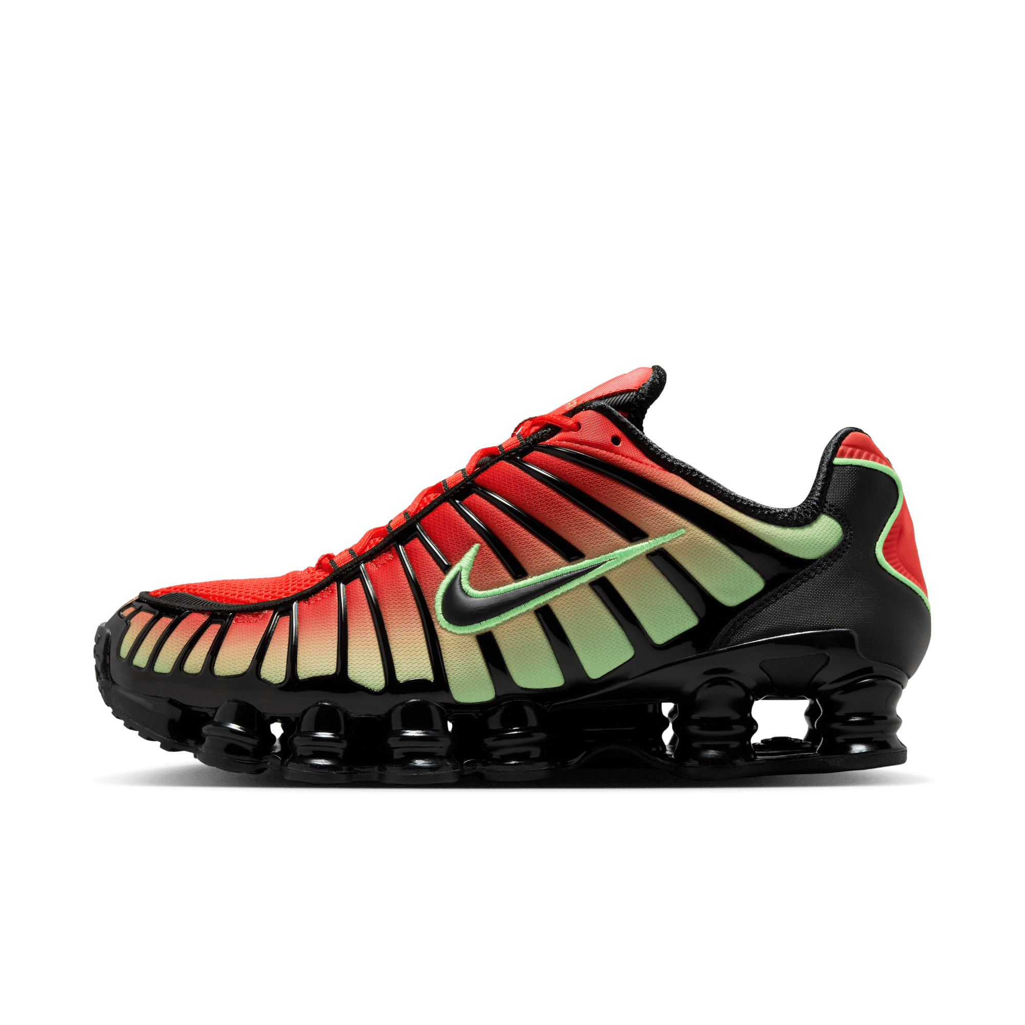 Nike Shox TL (Lt Crimson/Black-Green Strike-Black) – Centre