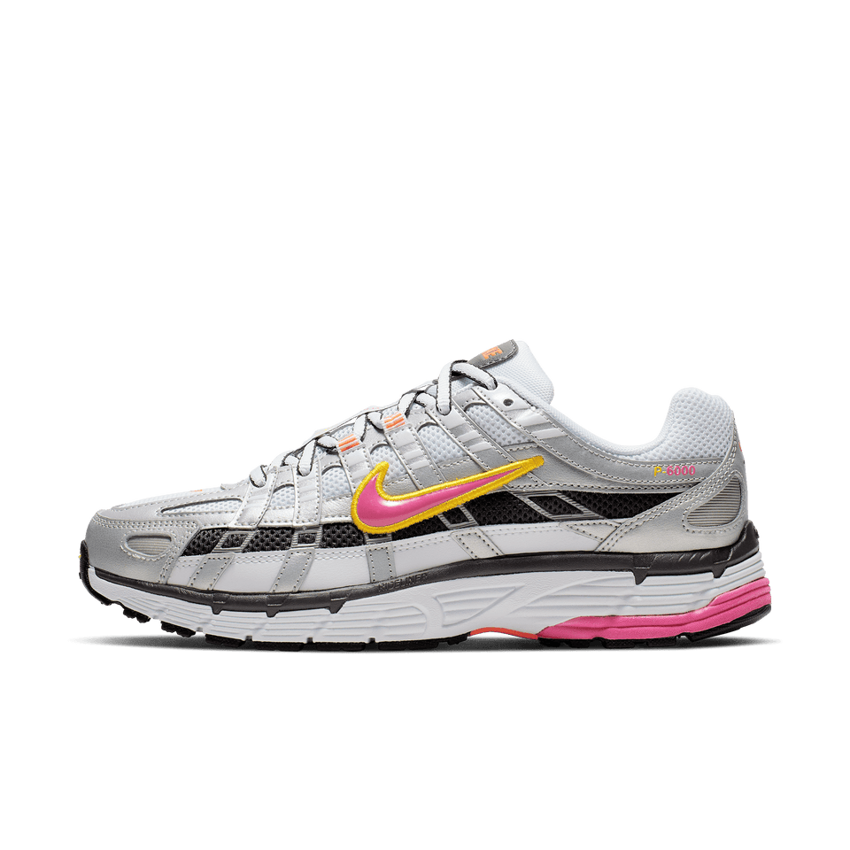 Women's Nike P-6000 (White/Laser Fuchsia-Metallic) - Nike