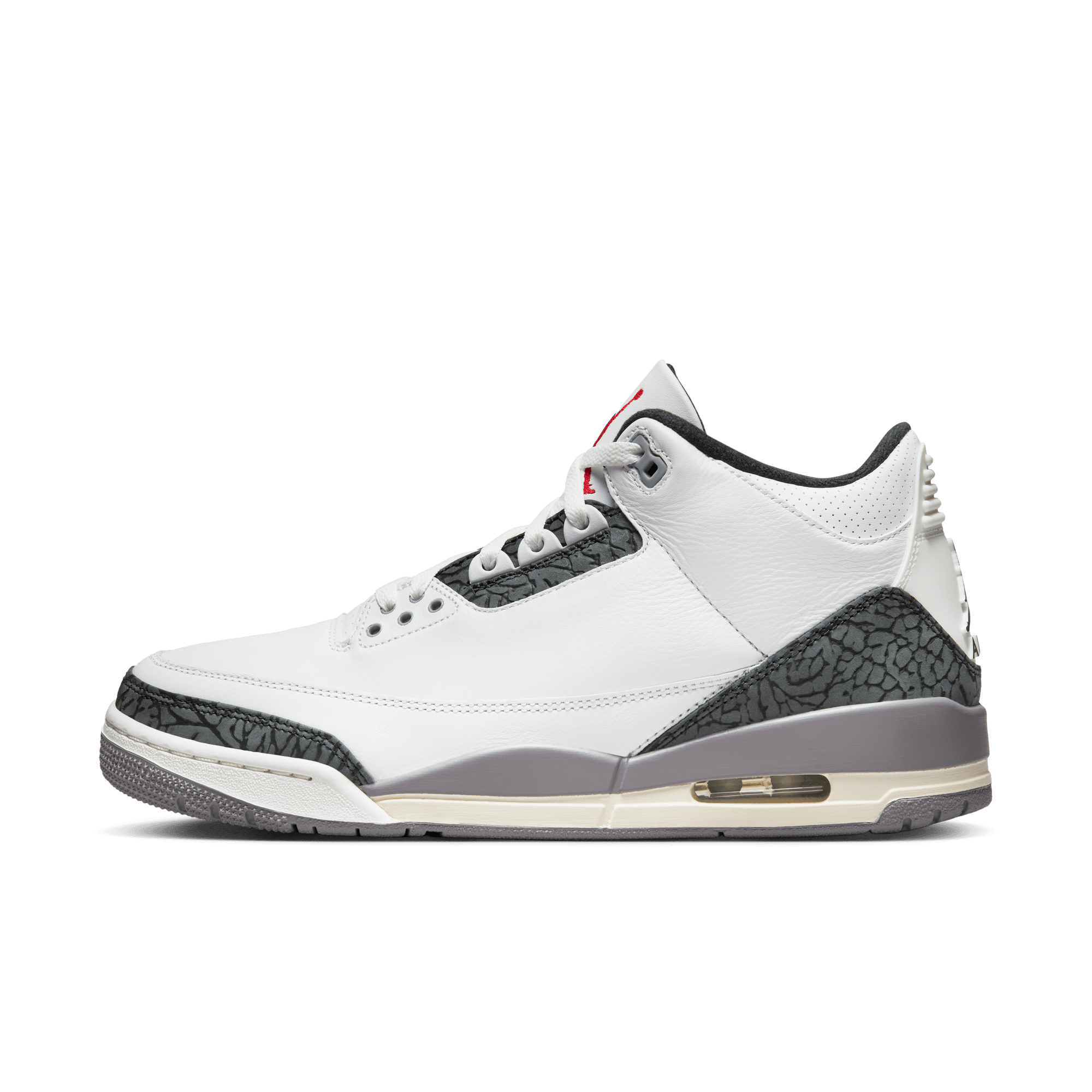 Air Jordan 3 ホワイト/レッド US 9 Size 9.5 - Jordan 3 Retro Mid Fire Red for sale online | eBay