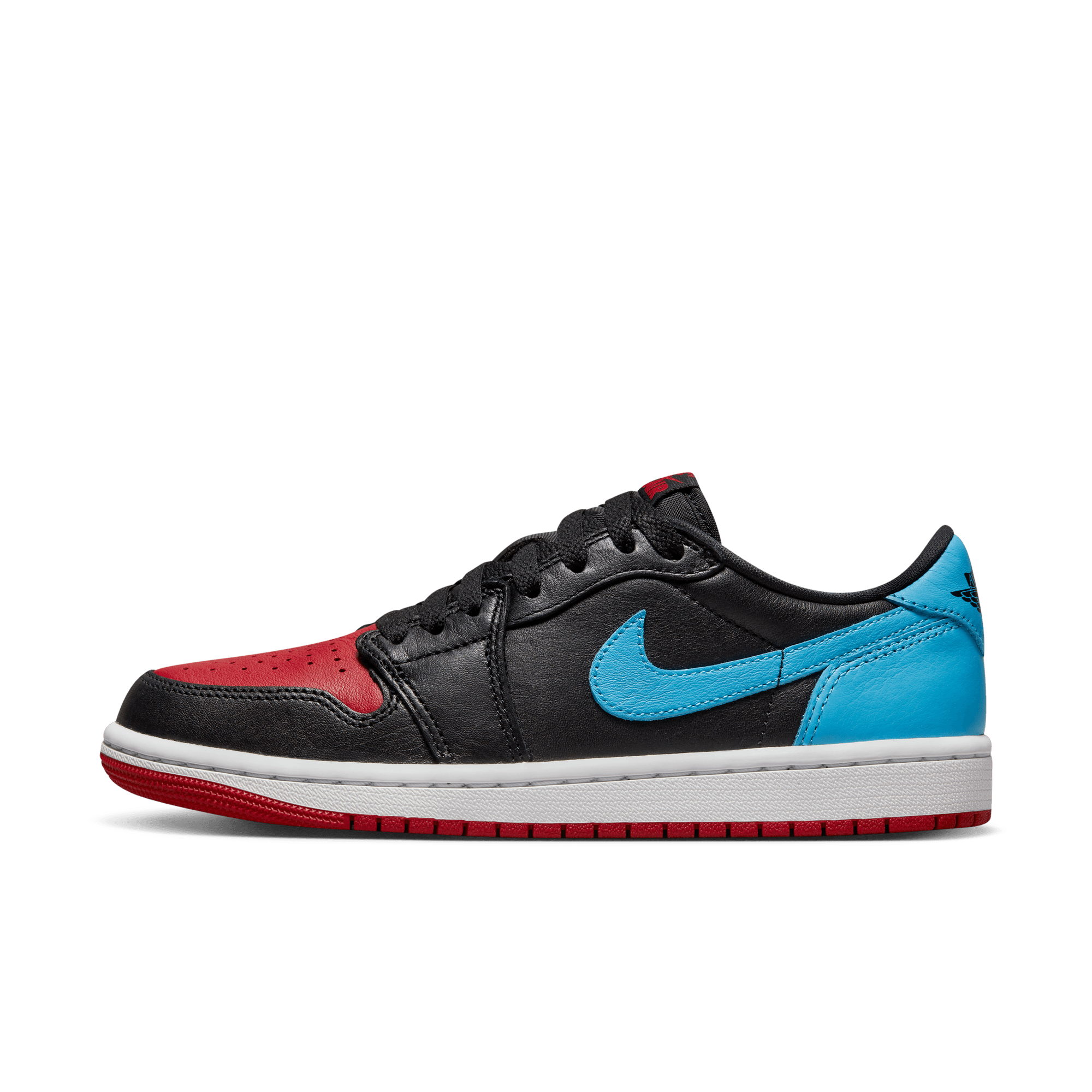 jordan 1 red blue and black