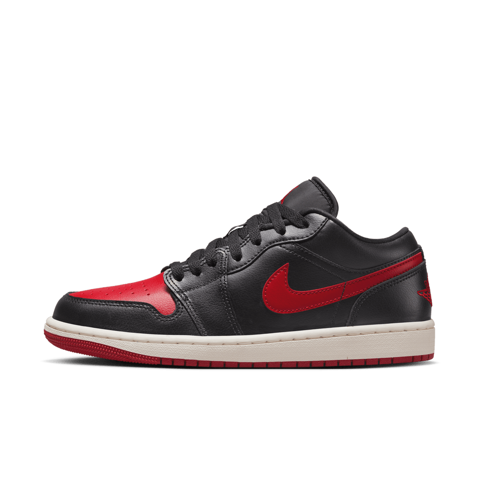 Women's Air Jordan 1 Low (Black/Gym Red-Sail) - Jordan