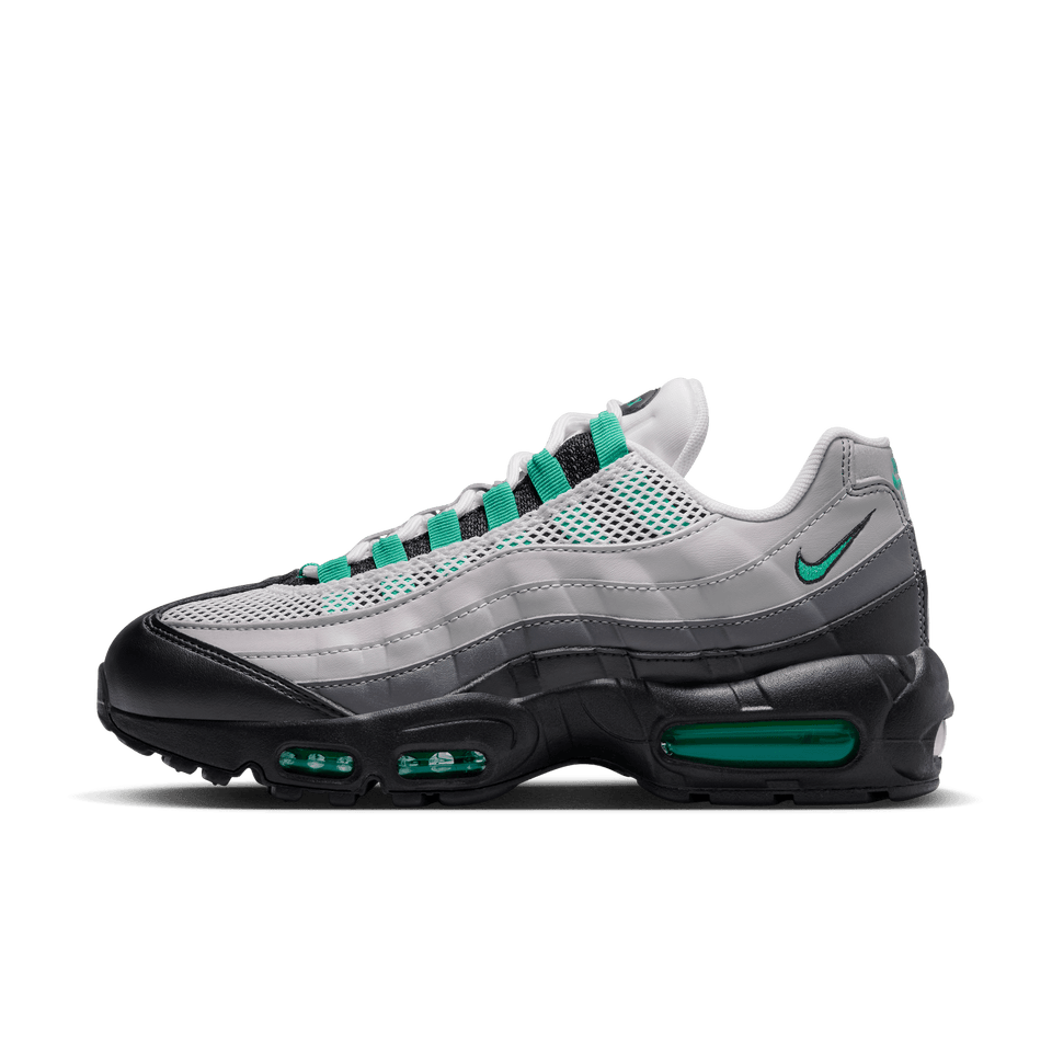 Nike Women's Air Max 95 (Black/Stadium Green-Pearl Grey) - Women's - Footwear