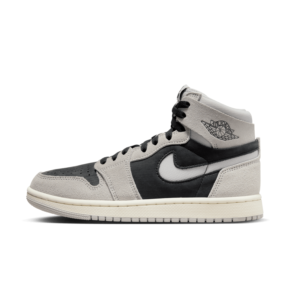 Women's Air Jordan 1 High Zoom CMFT 2 (Light Iron Ore/Neutral Grey-Black) - Women's - Footwear