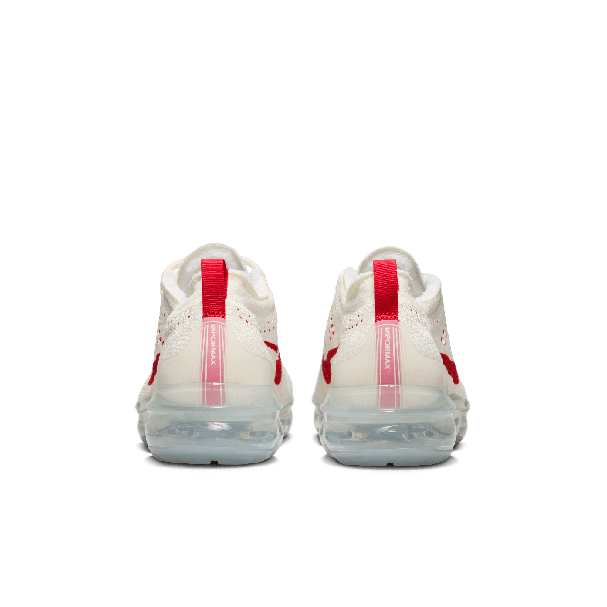 white and red vapormax womens