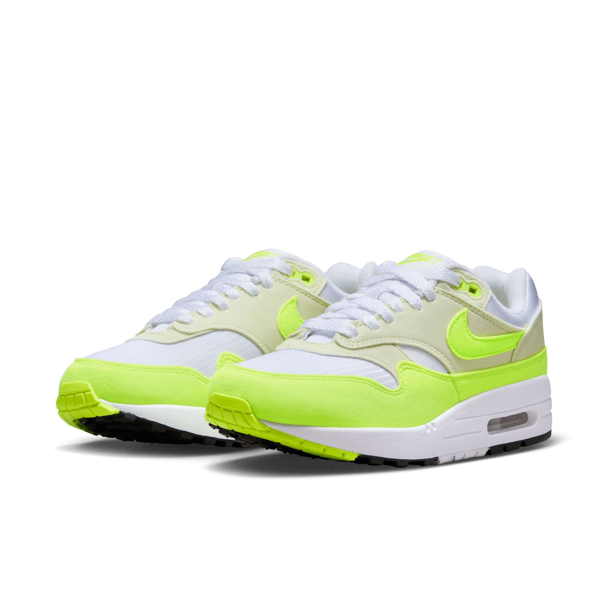 NIKE★WMNS AIR MAX 1★WHITE/SEA GLASS/BLACK/VOLT Amazon.com | NIKE Women's Sneaker, White Volt Sea Glass