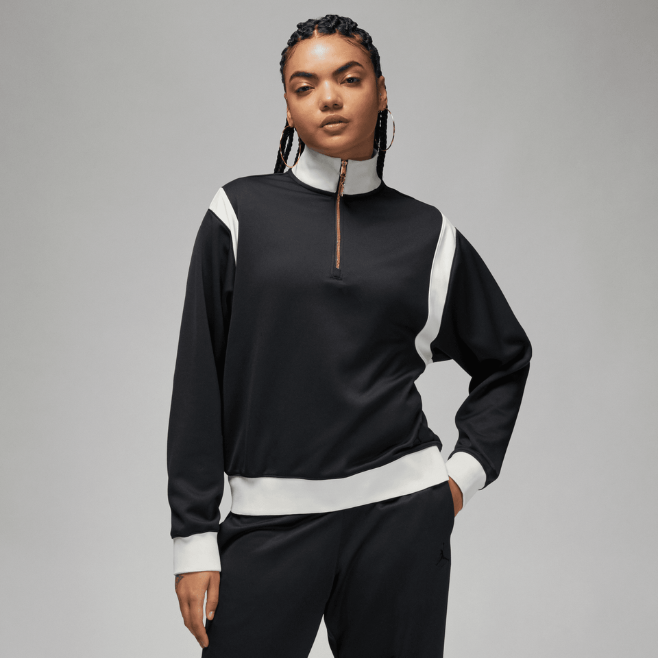 Women's Jordan (Her)itage Suit Top (Black/Sail) - Women's Apparel