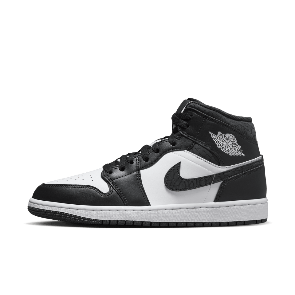 Air Jordan 1 Mid SE (Off Noir/Black-White-Black) - Jordan