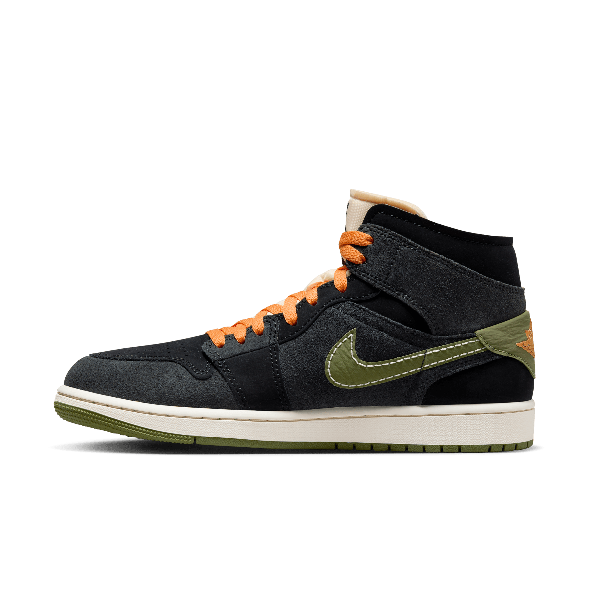 Air Jordan 1 Mid オリーブ/ブラック NIKE AIR JORDAN 1 MID