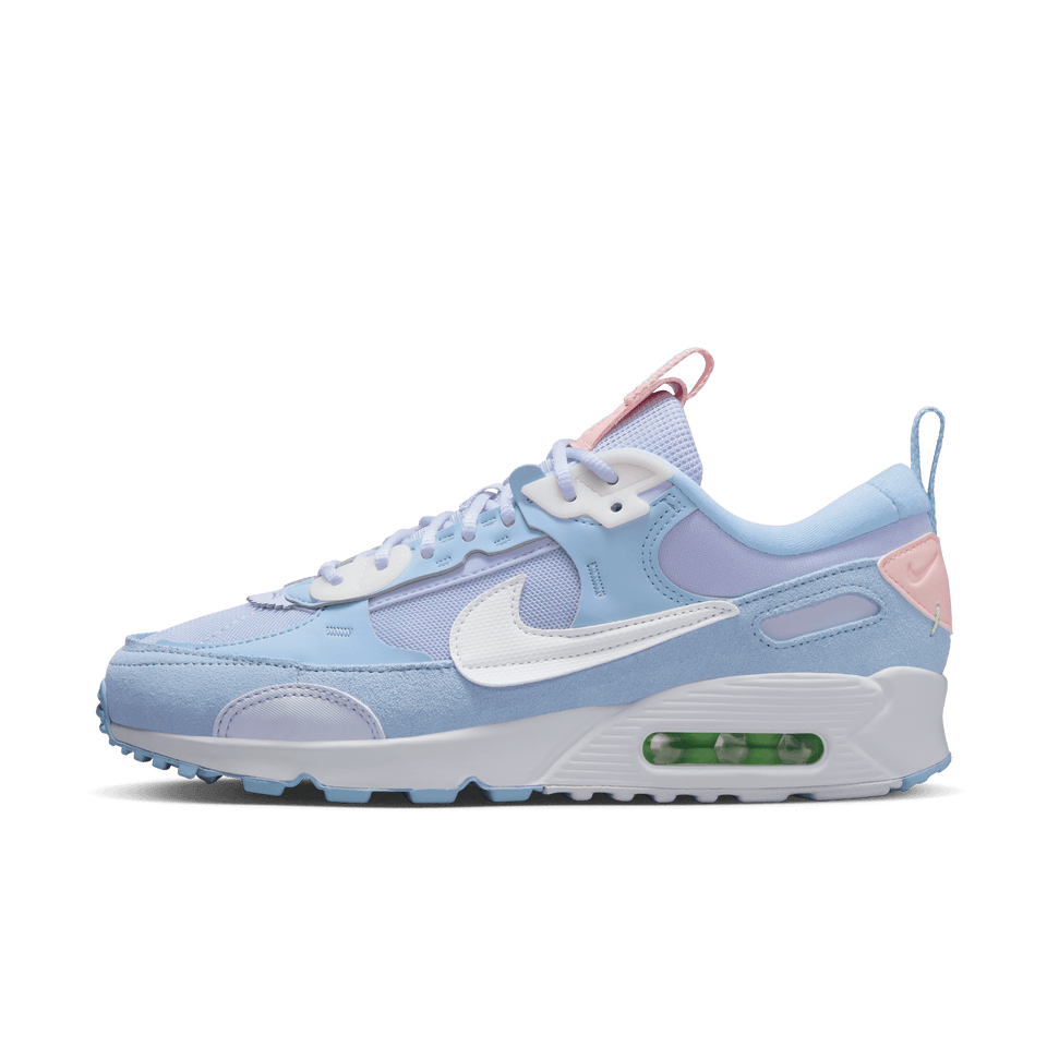 Women's Nike Air Max 90 Futura (Oxygen/Purple/White-Cobalt Bliss) - Women's - Footwear