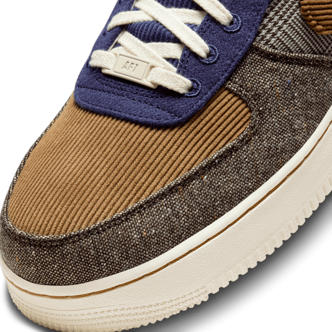 Nike Air Force 1 '07 Premium ( Midnight Navy / Ale Brown / Ivory ) - Nike Air Force 1 '07 Premium ( Midnight Navy / Ale Brown / Ivory ) - 
