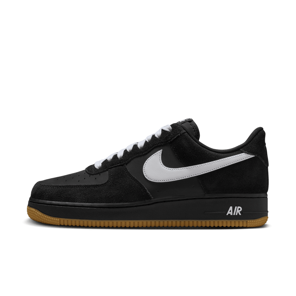 Nike Air Force 1 '07 LV8 (Black/White-Gum Light Brown) - SALE (Discount Code w/ Exclusions)