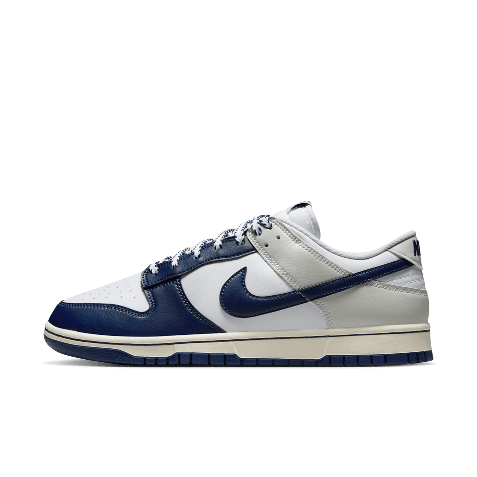 Nike Dunk Low Retro (White/Midnight Navy-Photon Dust) 8/21 - Men's Footwear