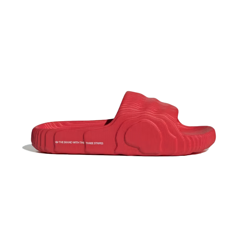 Adidas Adilette 22 Slides (Better Scarlet / Cloud White / Better Scarlet) - Adidas