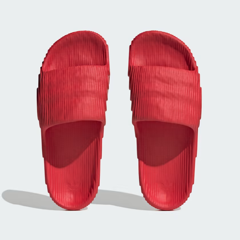 Adidas 22 / Better Slides / – White Scarlet Centre Scarl Cloud (Better Adilette