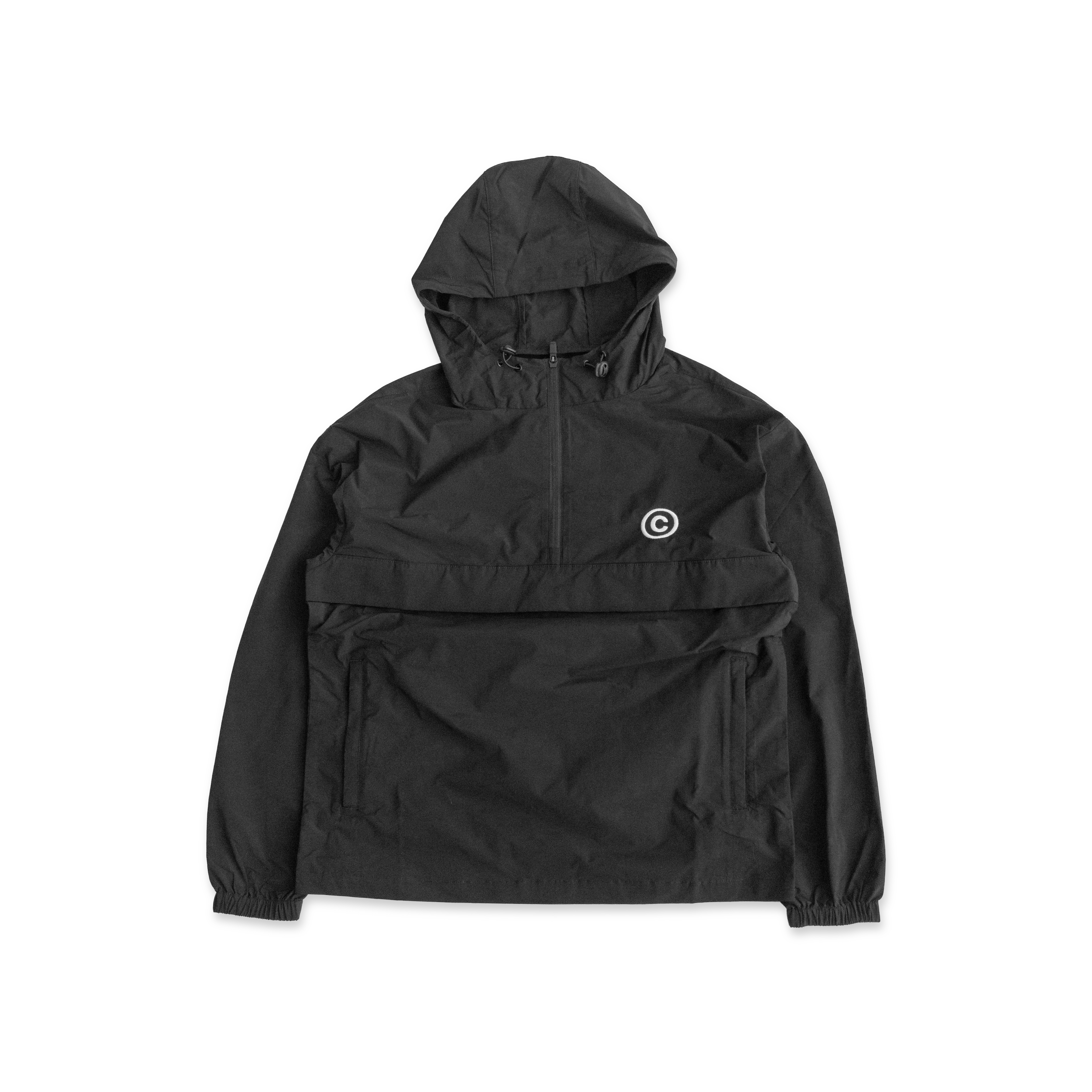 Centre X Malbon Golf Evergreen Nylon Anorak (Black) Centre X Malbon Golf Evergreen Nylon Anorak (Black)