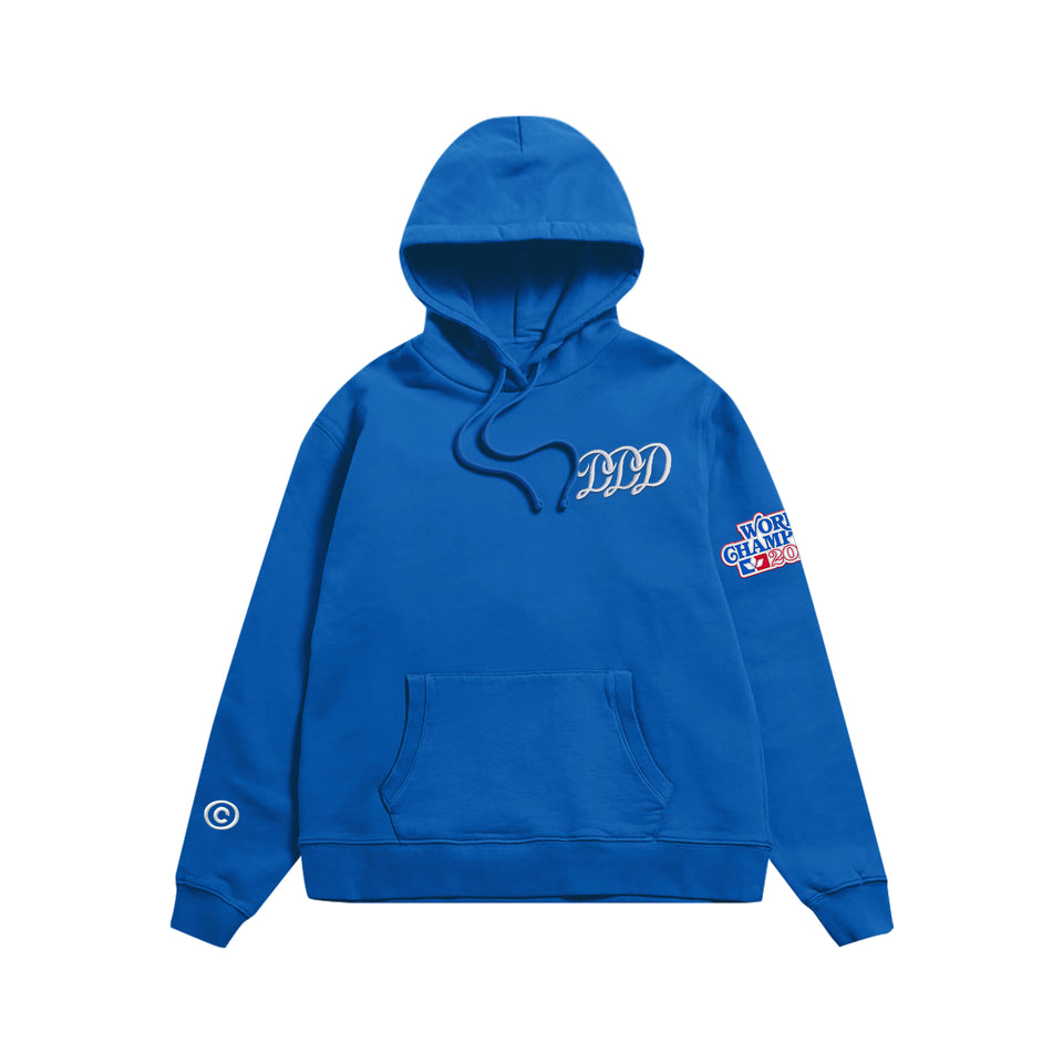 Centre Triple D Script Hoodie (Royal Blue) - Centre