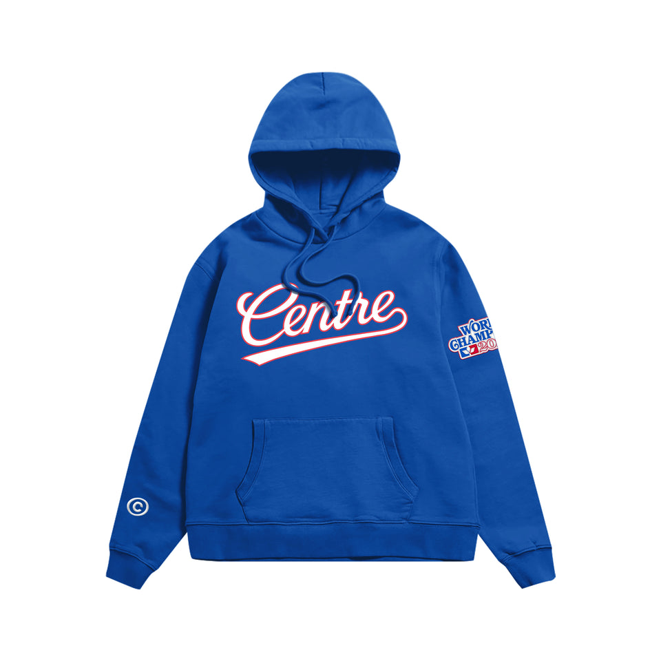 Centre World Champs Script Hoodie (Blue) - Men