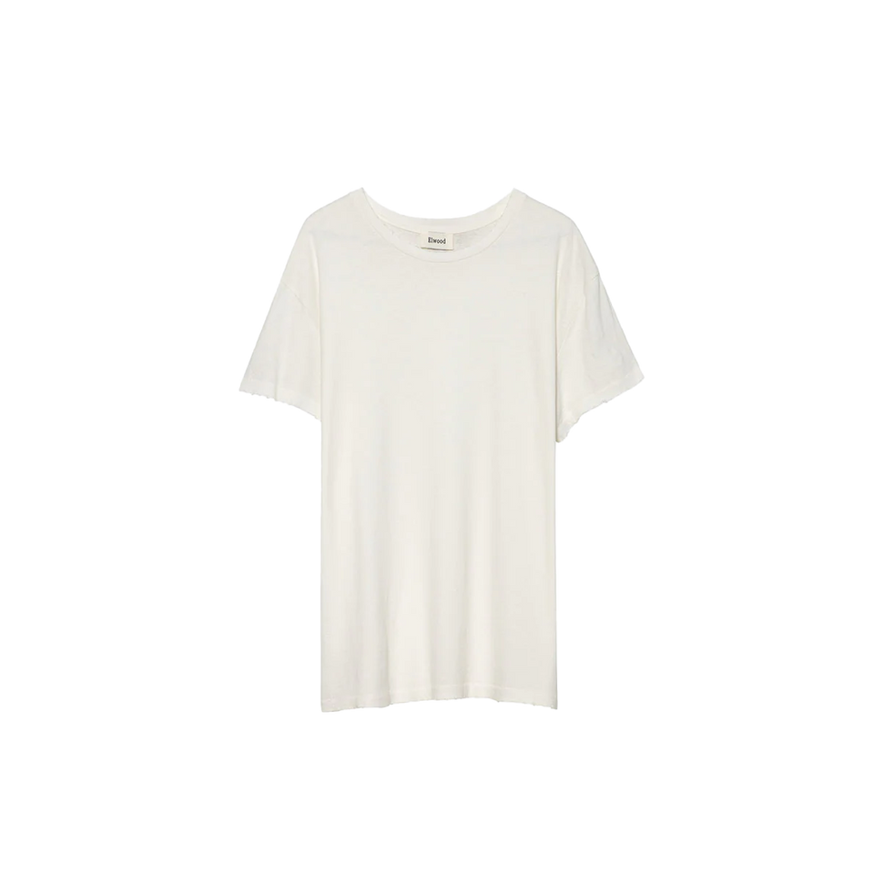 Elwood Cap Sleeve Tee (Vintage White) - Elwood
