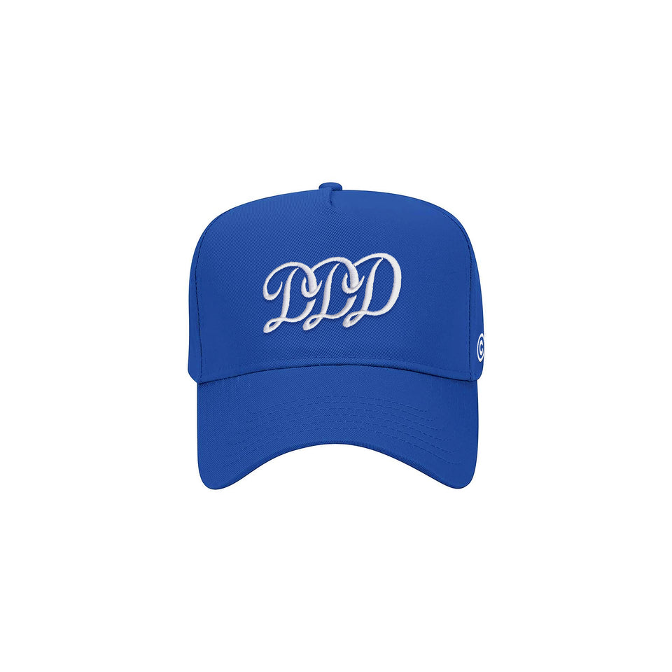 Centre Triple D Script Hat (Royal Blue) - Accessories