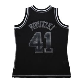 Mitchell & Ness Contrast 2K Swingman Dirk Nowitzki Dallas Mavericks 1998-99 Jersey ( Black / White ) - Mitchell & Ness Contrast 2K Swingman Dirk Nowitzki Dallas Mavericks 1998-99 Jersey ( Black / White ) - 