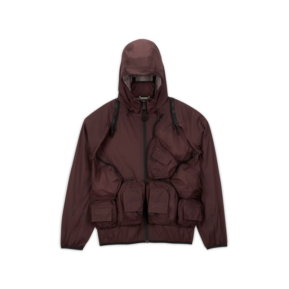 Nike X NOCTA Track Jacket (Dark Wine/Black-Black) 5/19 - Jackets & Outerwear