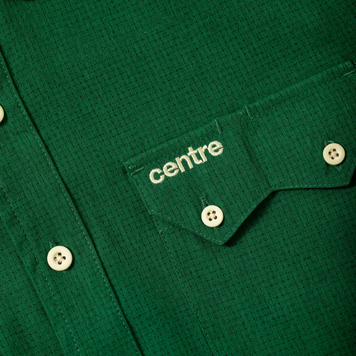 Centre Performance Button Down Shirt (Dark Ivy) - Centre Performance Button Down Shirt (Dark Ivy) - 