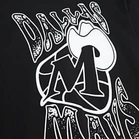 Mitchell & Ness Dallas Mavericks NBA Flashbacks Tee ( Black ) - Mitchell & Ness Dallas Mavericks NBA Flashbacks Tee ( Black ) - 