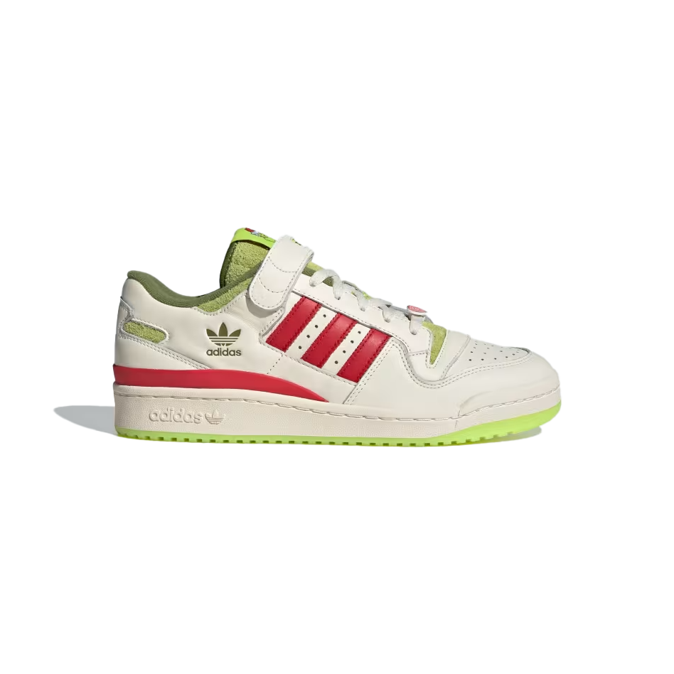 Adidas Forum Low x The Grinch (Cream White / Collegiate Red / Solar Slime) - Products