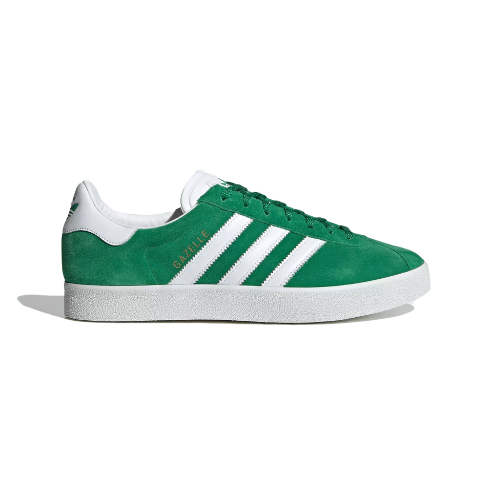 Adidas Gazelle 85 (Green/White-Gold Metallic) - Men's Footwear