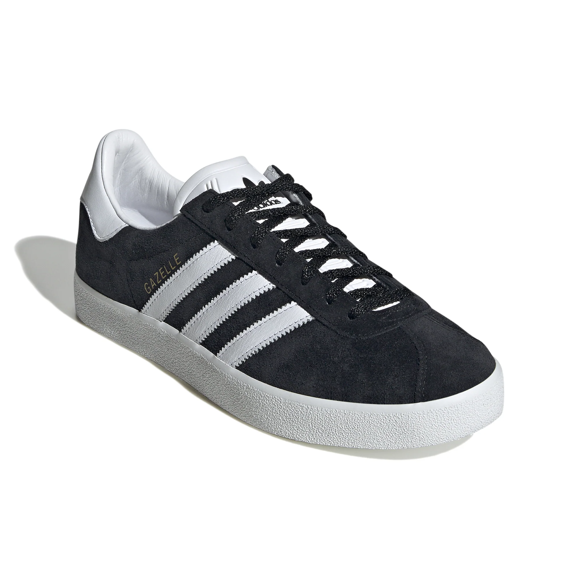 Adidas Gazelle 85 (Core Black/Footwear White-Gold Metallic Adidas Gazelle 85 (Core Black/Footwear White-Gold Metallic