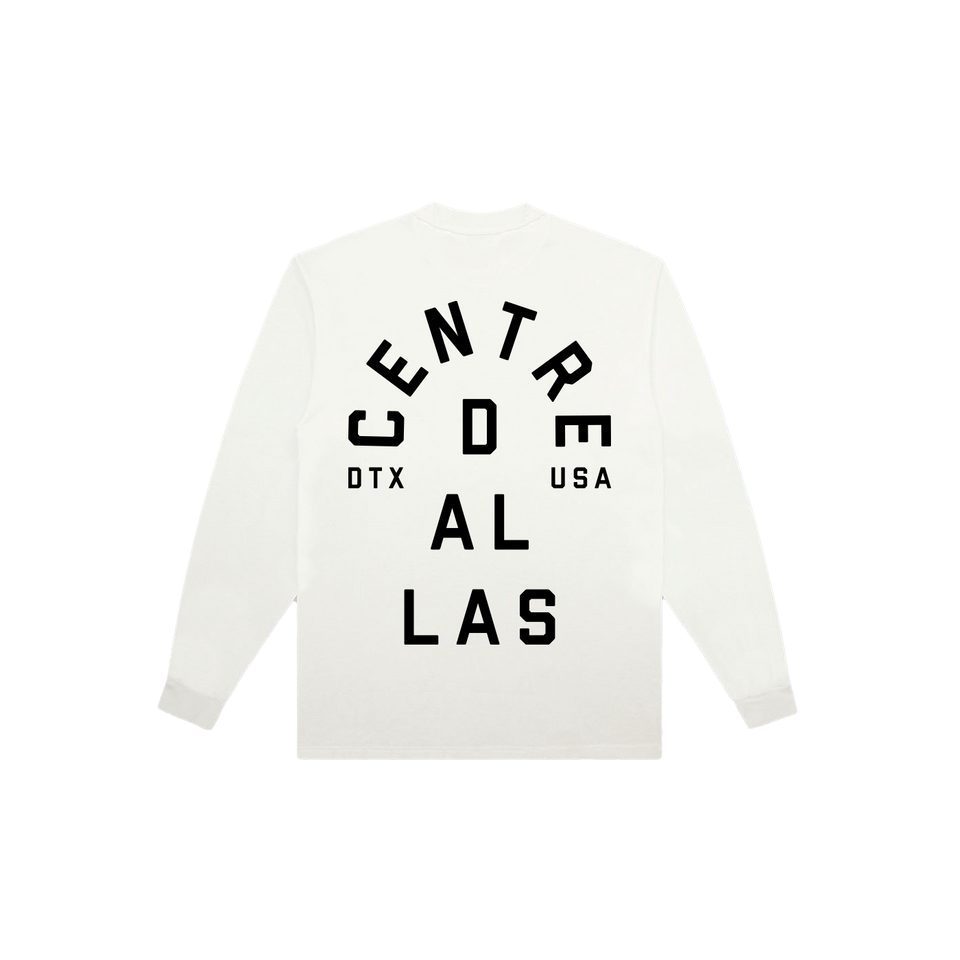 Centre Arch Lockup Tee (Off White) - Centre - Tees & Tanks