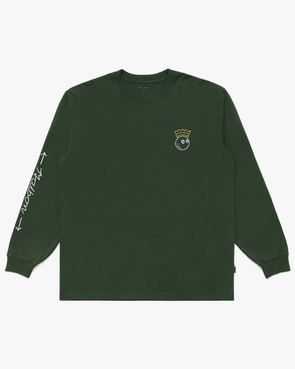 Malbon Golf Trophy LS T-Shirt (Malbon Green) - Malbon Golf