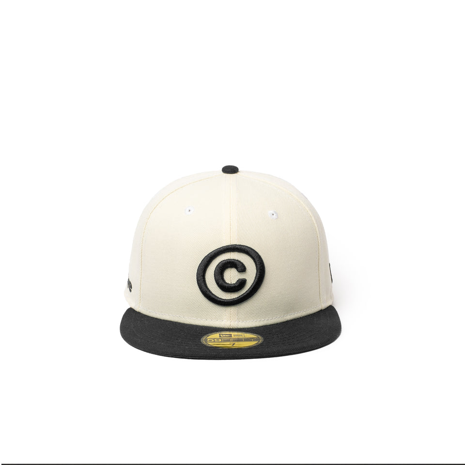 Centre x New Era 59FIFTY Icon Cap - Black (Chrome/Black) - Centre Hats