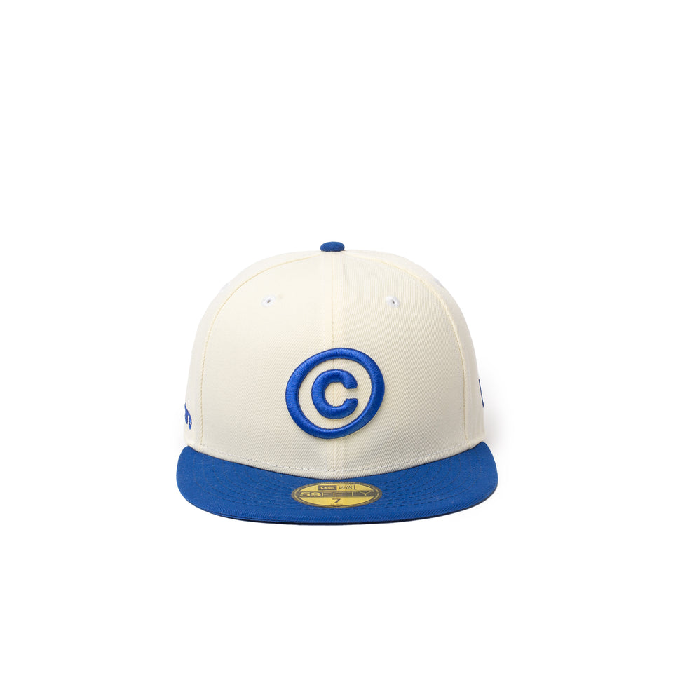 Centre x New Era 59FIFTY Icon Cap - Blue (Chrome/Royal Blue) - Centre Hats