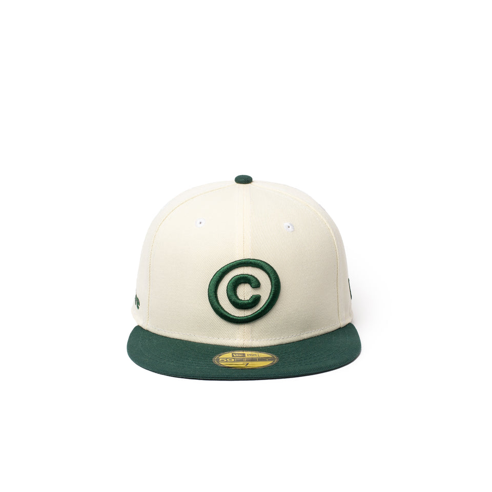 Centre x New Era 59FIFTY Icon Cap - Green (Chrome/Dark Green) - Hats