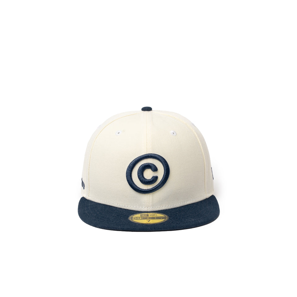 Centre x New Era 59FIFTY Icon Cap - Navy (Chrome/Navy) - Centre Hats
