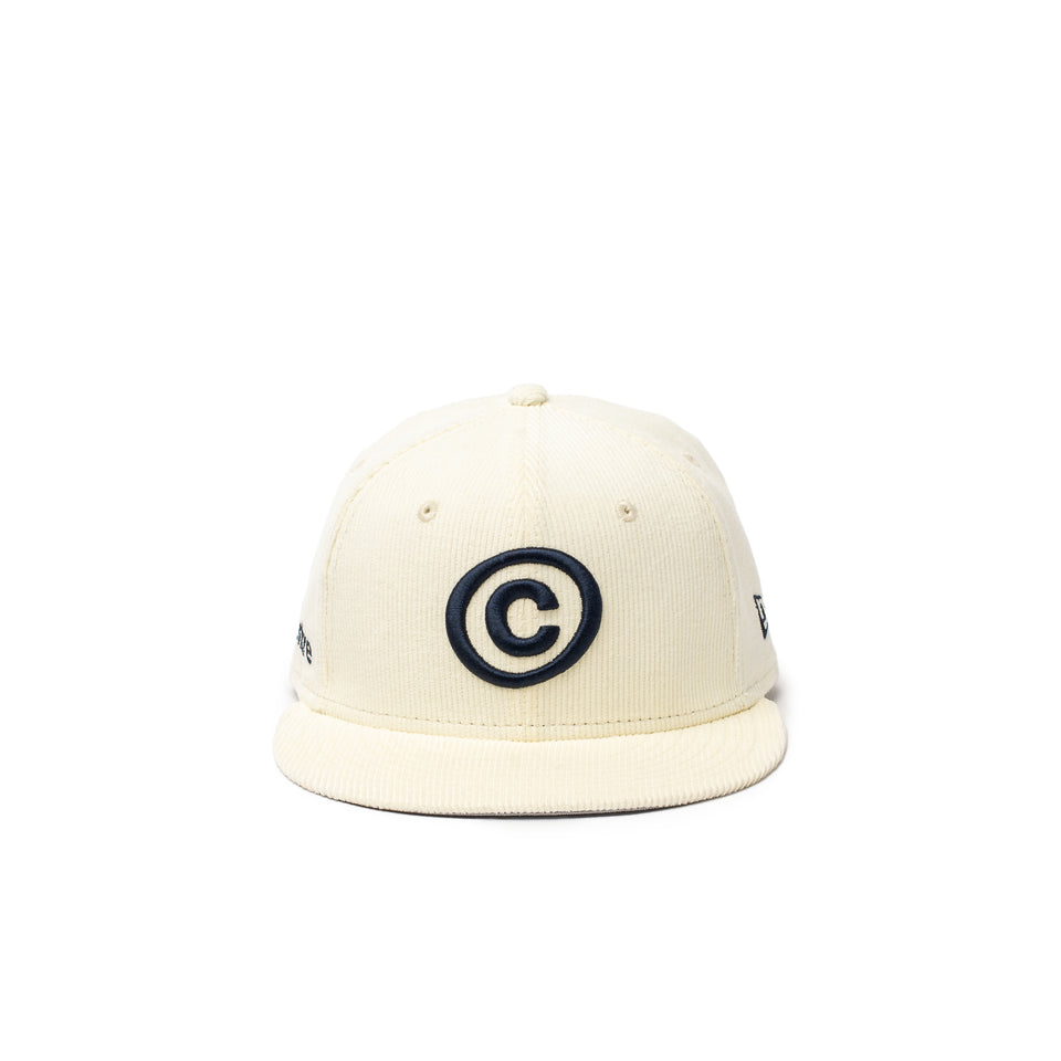 Centre x New Era 59FIFTY Icon Corduroy Cap (Chrome / Navy) - Shop