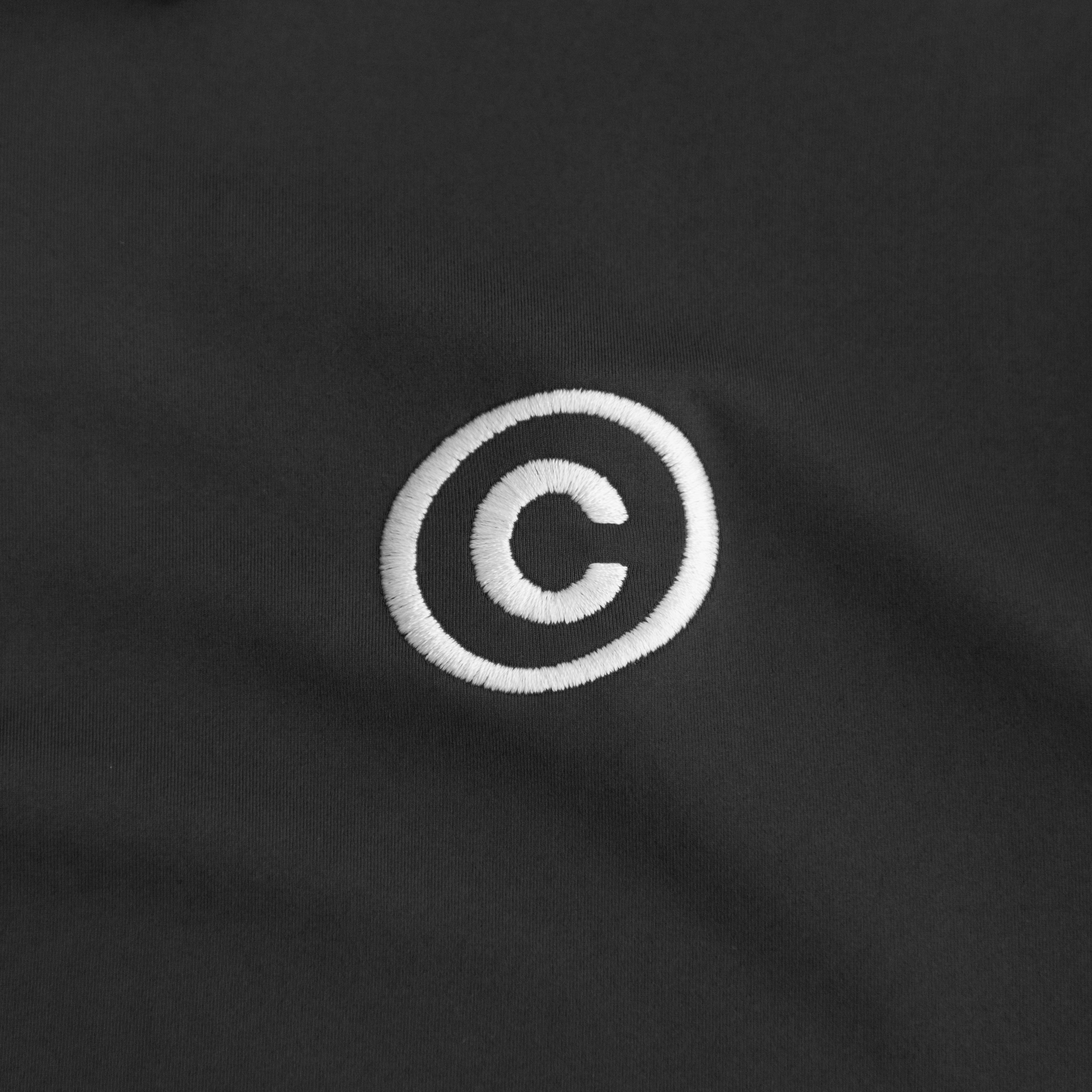 Centre X Malbon Golf Evergreen Performance Pique Polo (Black)