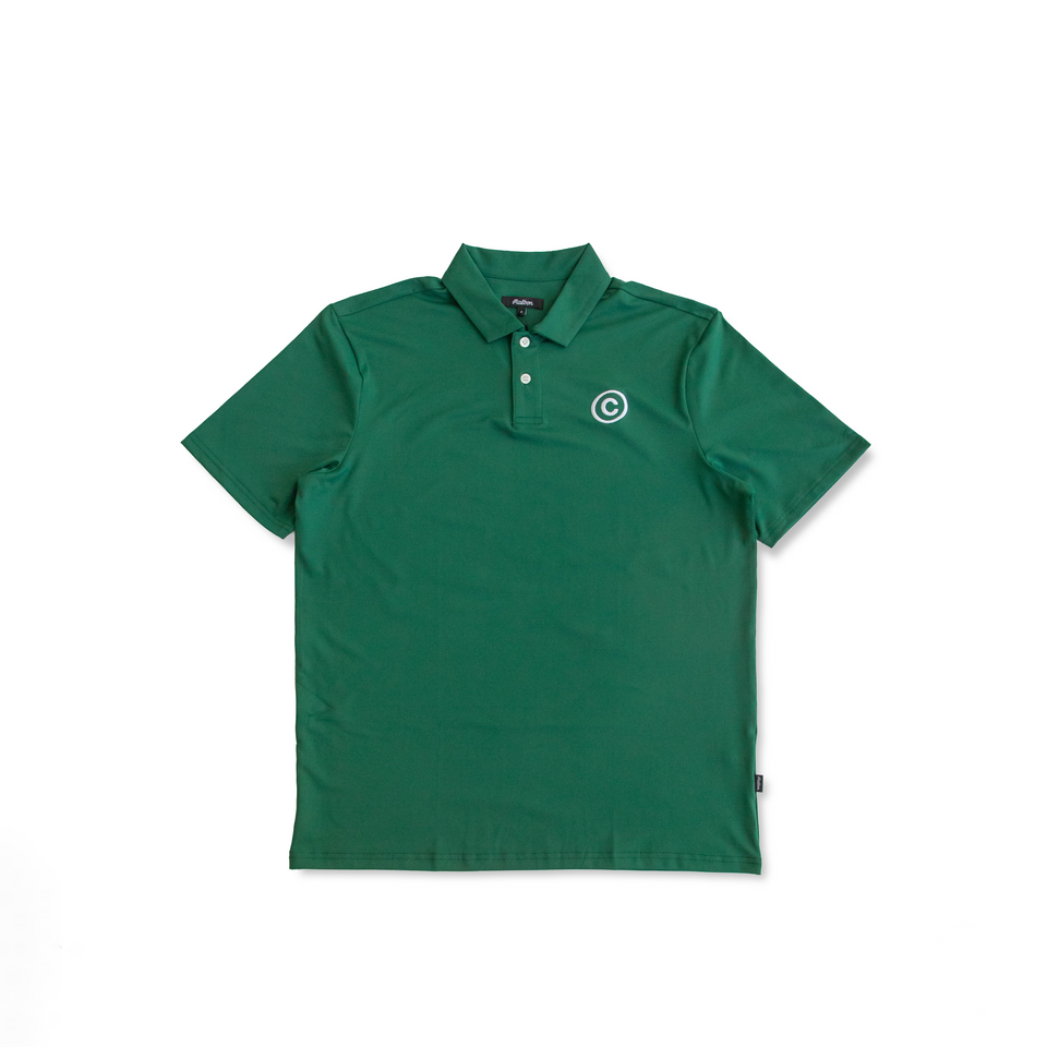 Centre X Malbon Golf Evergreen Performance Pique Polo (Evergreen) - Centre