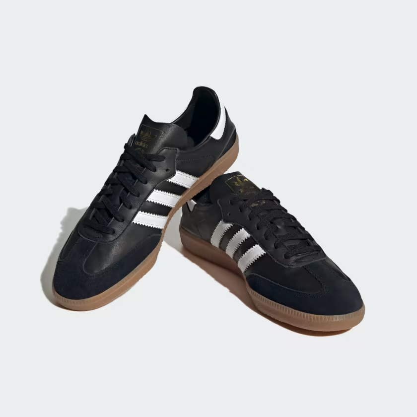 Adidas samba 2025 black white gum
