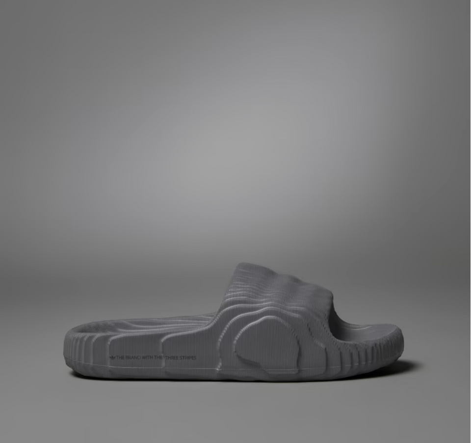 Adidas Adilette 22 ( Grey Five / Grey Five / Core Black ) - Men's - Footwear