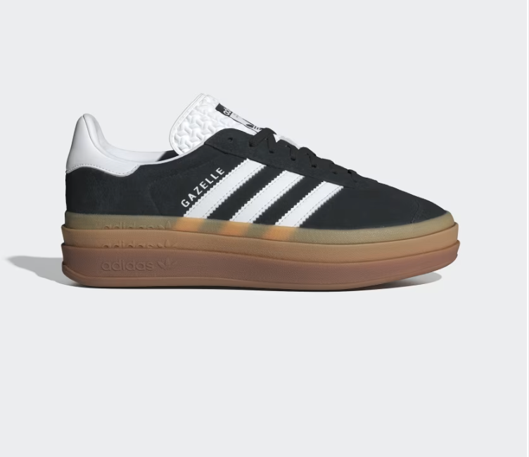 Women's Adidas Gazelle Bold ( Core Black / Cloud White / Gum ) - Adidas Footwear