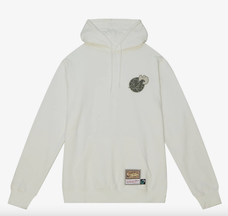 Mitchell & Ness NBA Dallas Mavericks Hoodie ( Cream ) - Mitchell & Ness