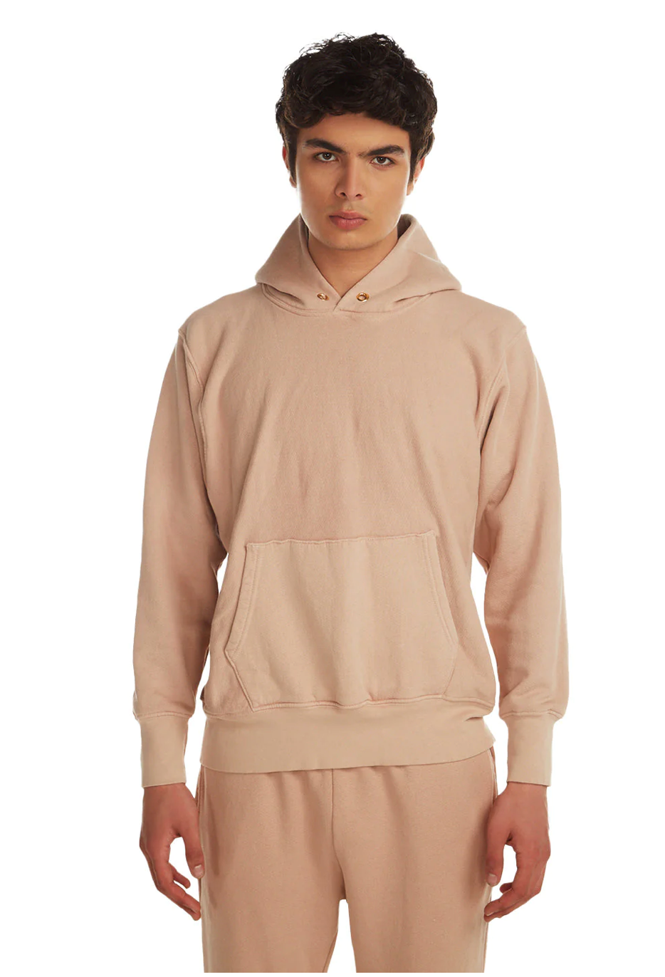 Les Tien Heavyweight Pullover Hoodie (Mauve) - Shop