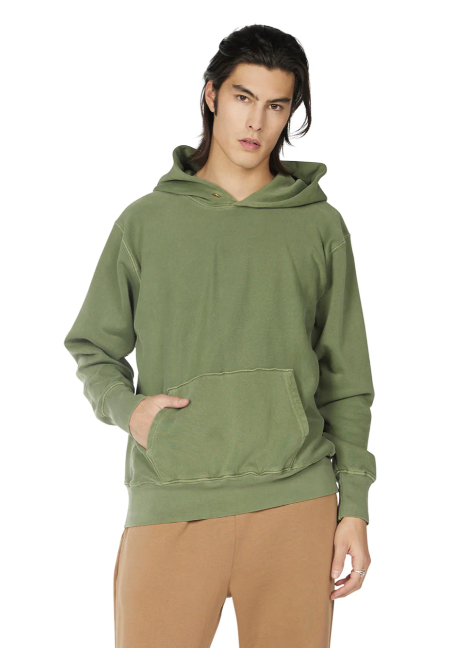 Les Tien Men's Pullover Hoodie (Washed Spruce) - Les Tien