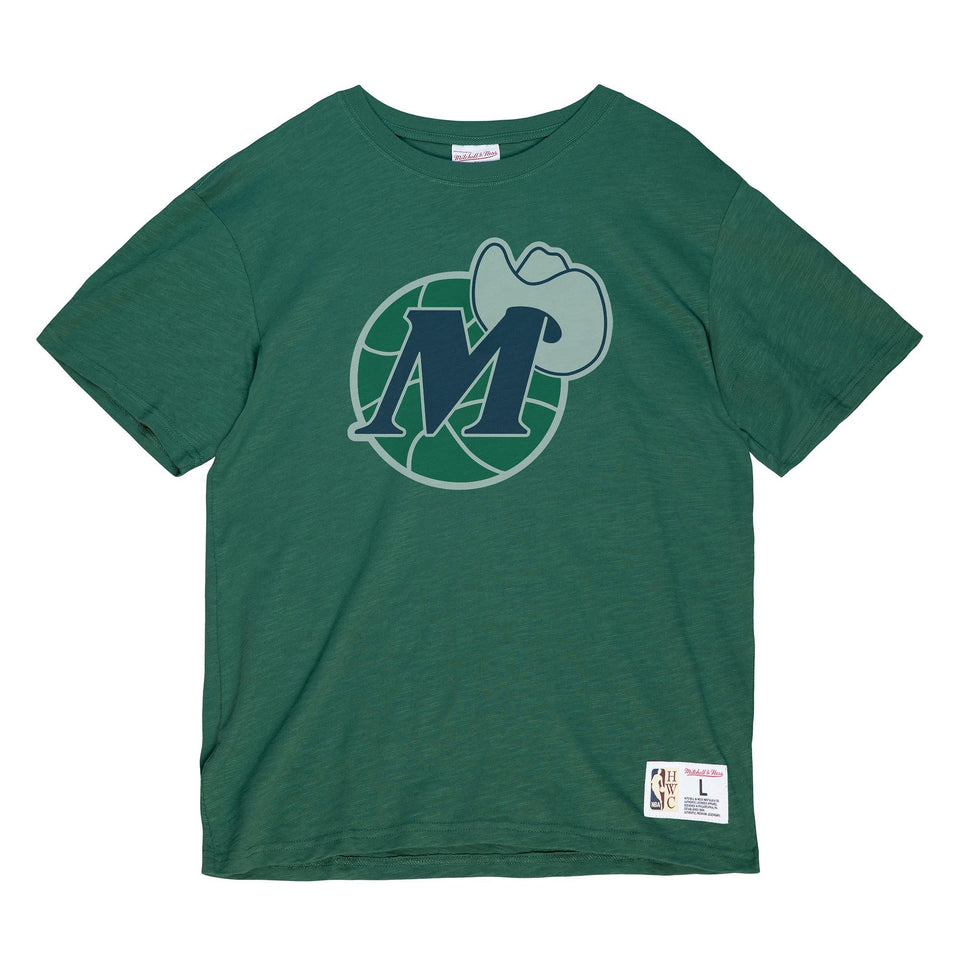 Mitchell & Ness Dallas Mavericks NBA Legendary Tee ( Green / Navy ) - Men's Apparel