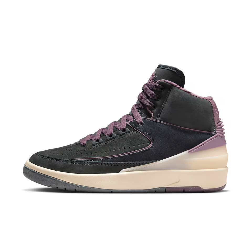 Women's Air Jordan 2 Retro (Off Noir/Sky J Mauve-Gauva Ice-Cool Grey) 11/2 - Women's - Footwear