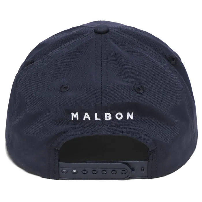 Malbon Golf Golf & Cycle Club Nylon Rope Hat (Navy) – Centre