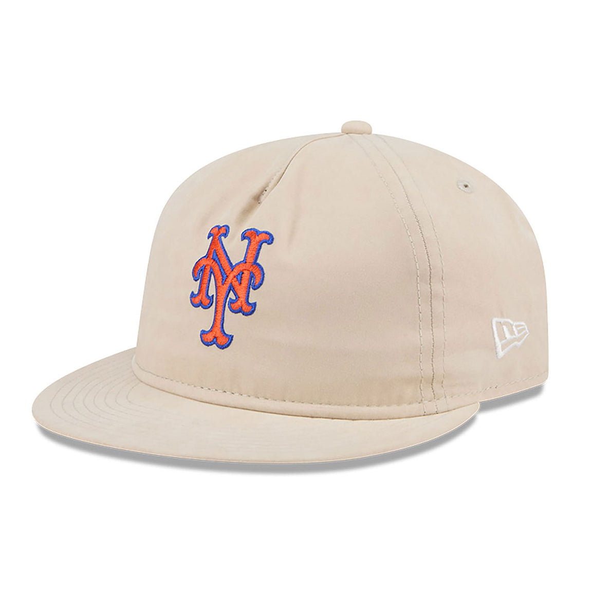 New Era 9FIFTY New York Mets Brushed Nylon Strapback Cap (Cream) - New Era 9FIFTY New York Mets Brushed Nylon Strapback Cap (Cream) - 